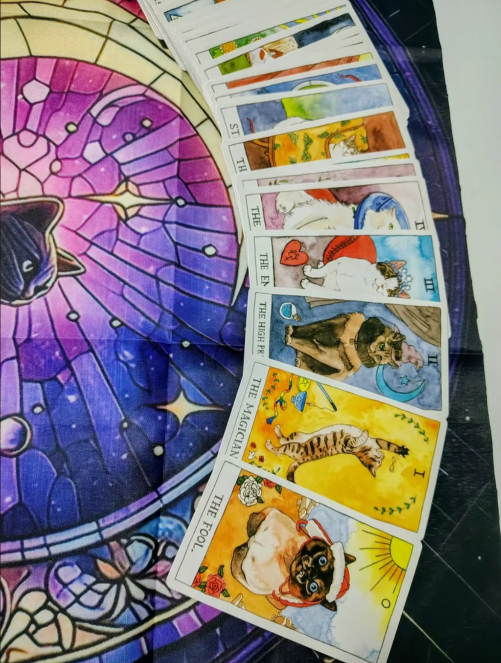 Tarot Gato más Paño de Lectura